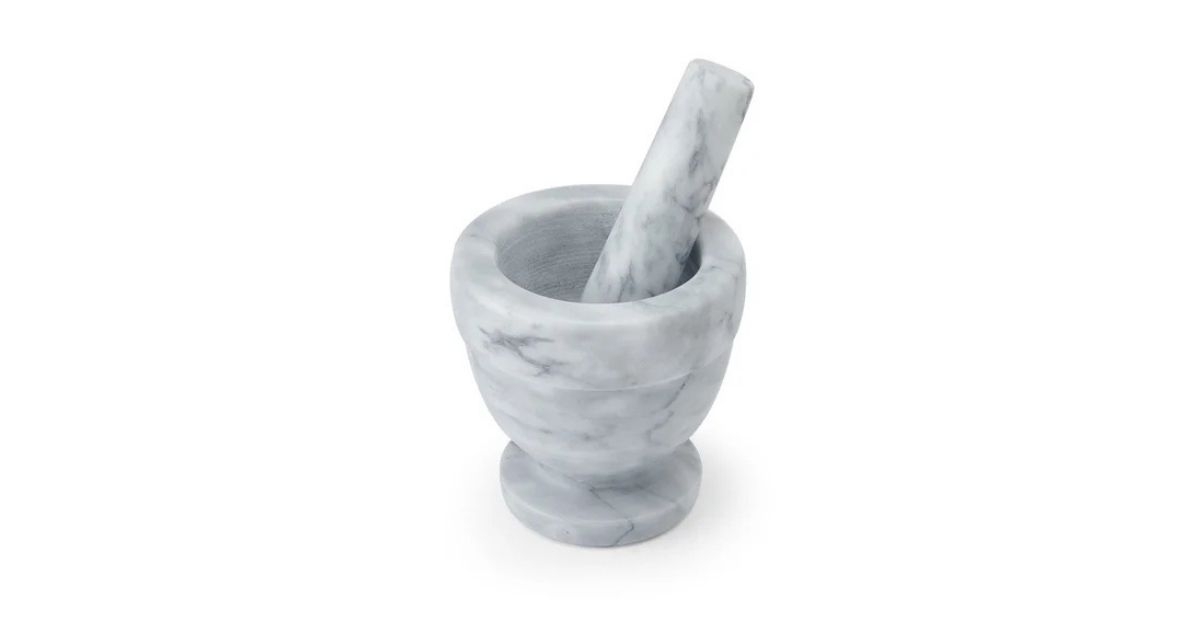 professional marble mortar and pestle