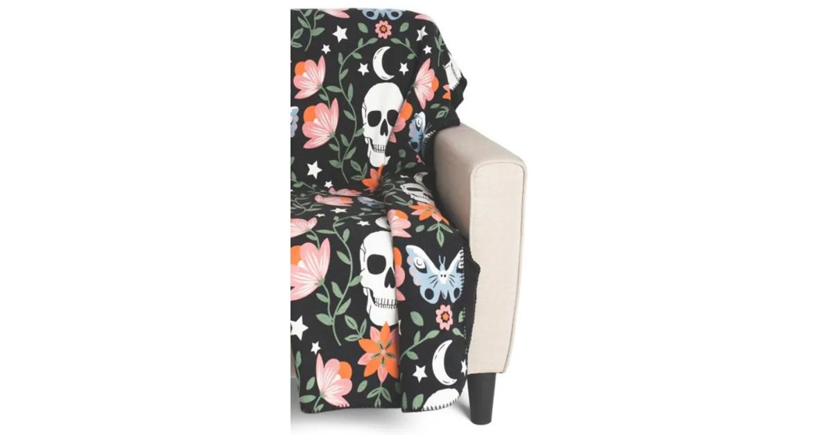 TJ Maxx Floral-Moth-Skull-Newport-Chenille-Throw.jpg