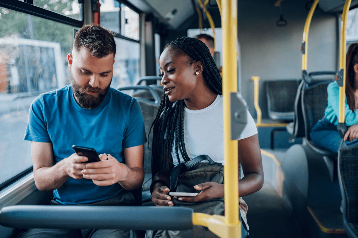 Friends paying each other using cell phone banking app, nearly three-quarters of respondents (74%) use third-party payment apps multiple times a month, while only about a third use their bank’s built-in tool as often.