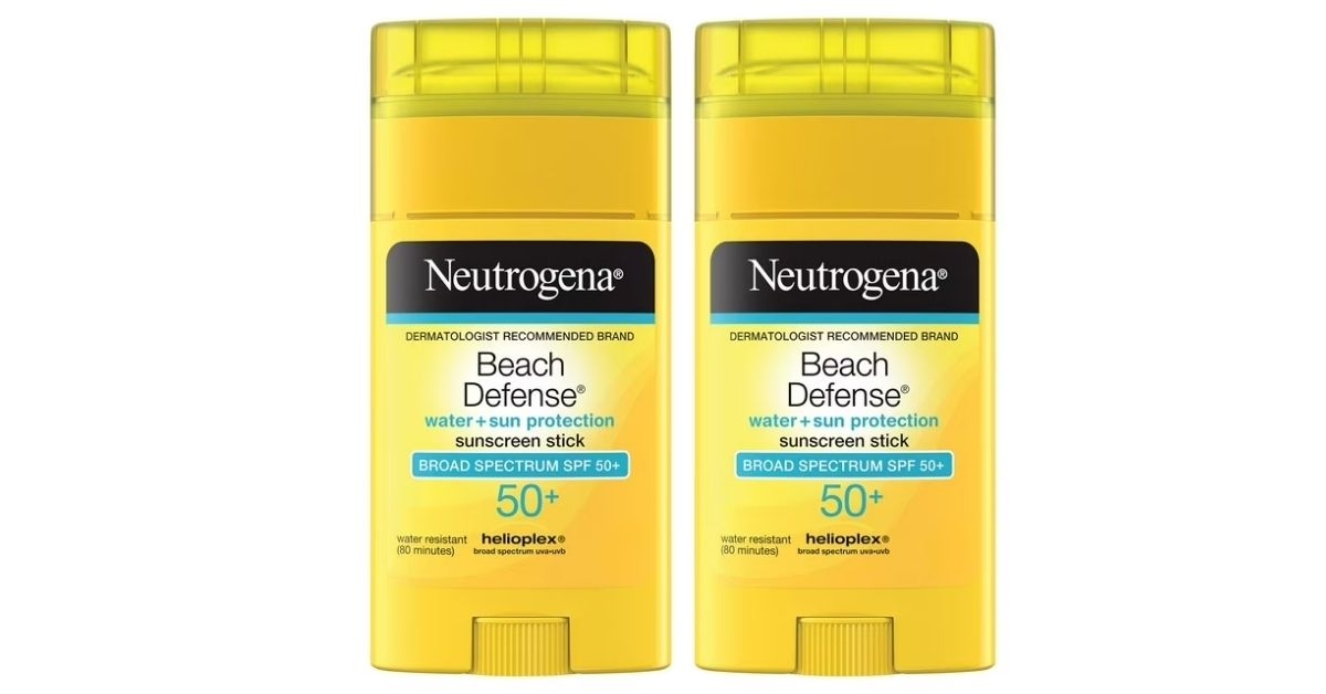 Beach defense sunscreen sticks