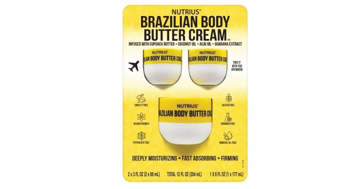 Brazilian body butter cream