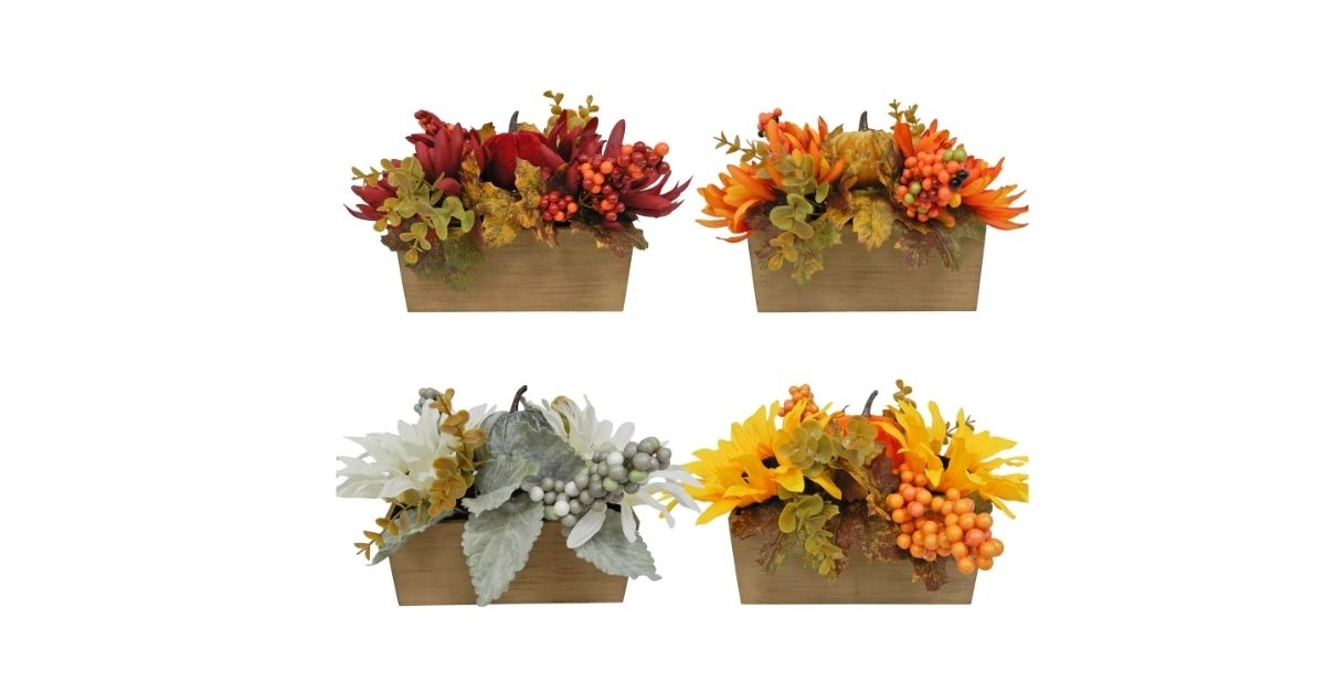 artificial floral centerpiece decor