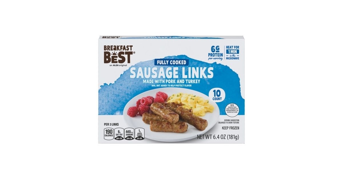 breakfast best heat n serve sausage links