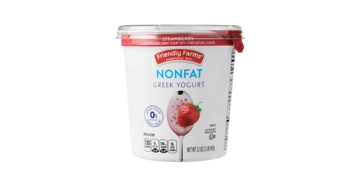 nonfat strawberry greek yogurt