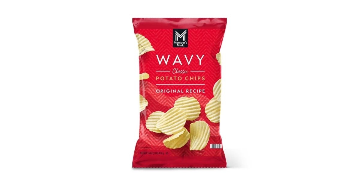 wavy potato chips