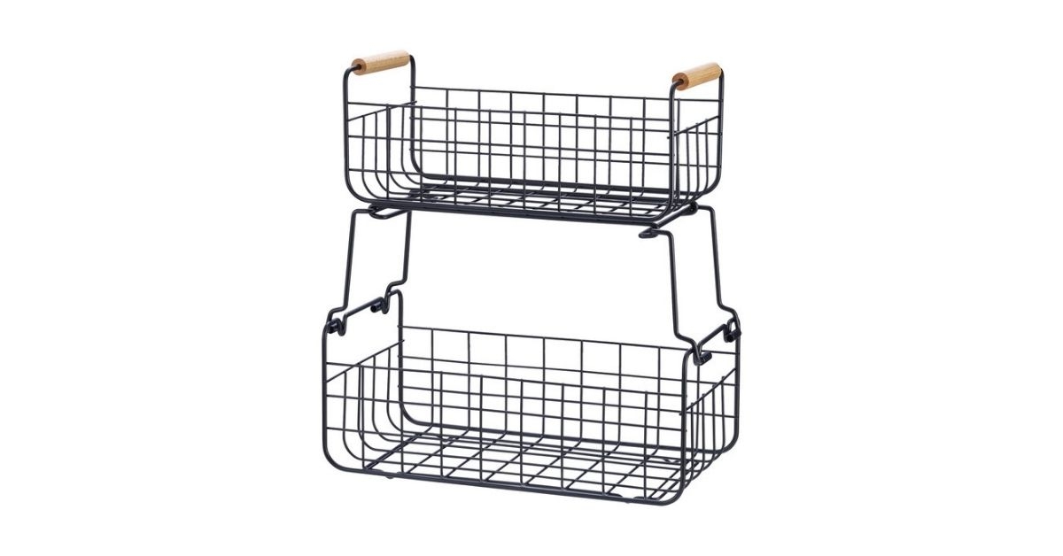 crofton 2-tier fruit basket