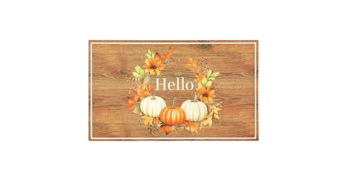house deluxe harvest doormat