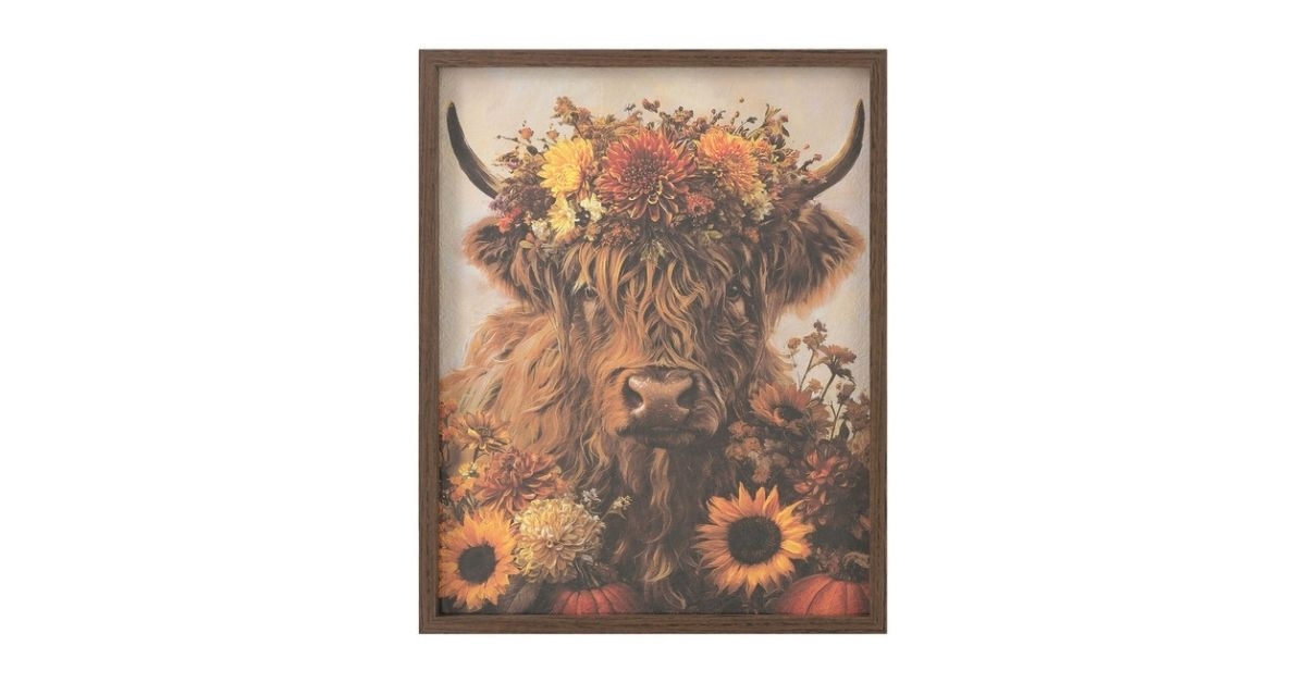 fall framed wall art