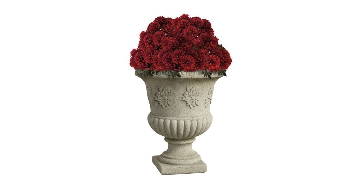 house faux floral drop in mum