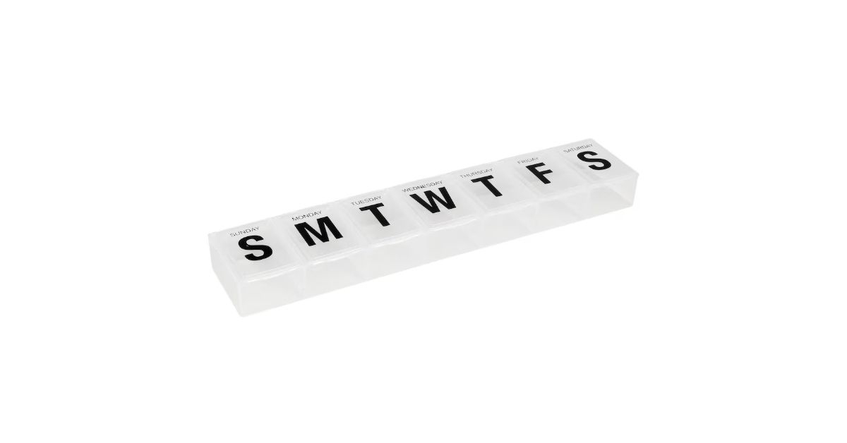 premier plus 7-day pill organizer