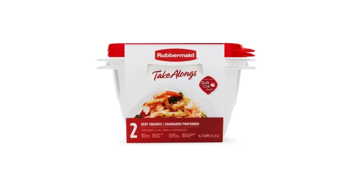 rubbermaid takealongs deep square containers