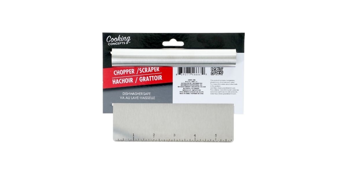 stainless steel chopper scraper