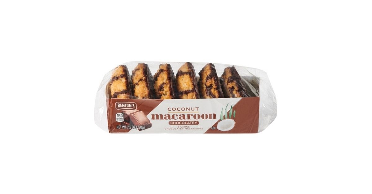bentons chocolate coconut macaroon