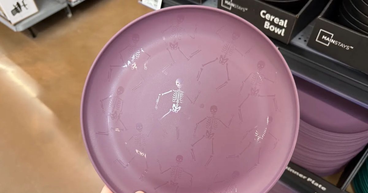 mainstays halloween plates