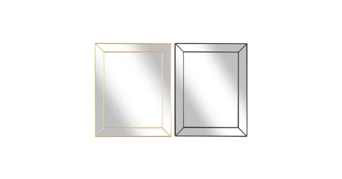 rectangular beveled mirror
