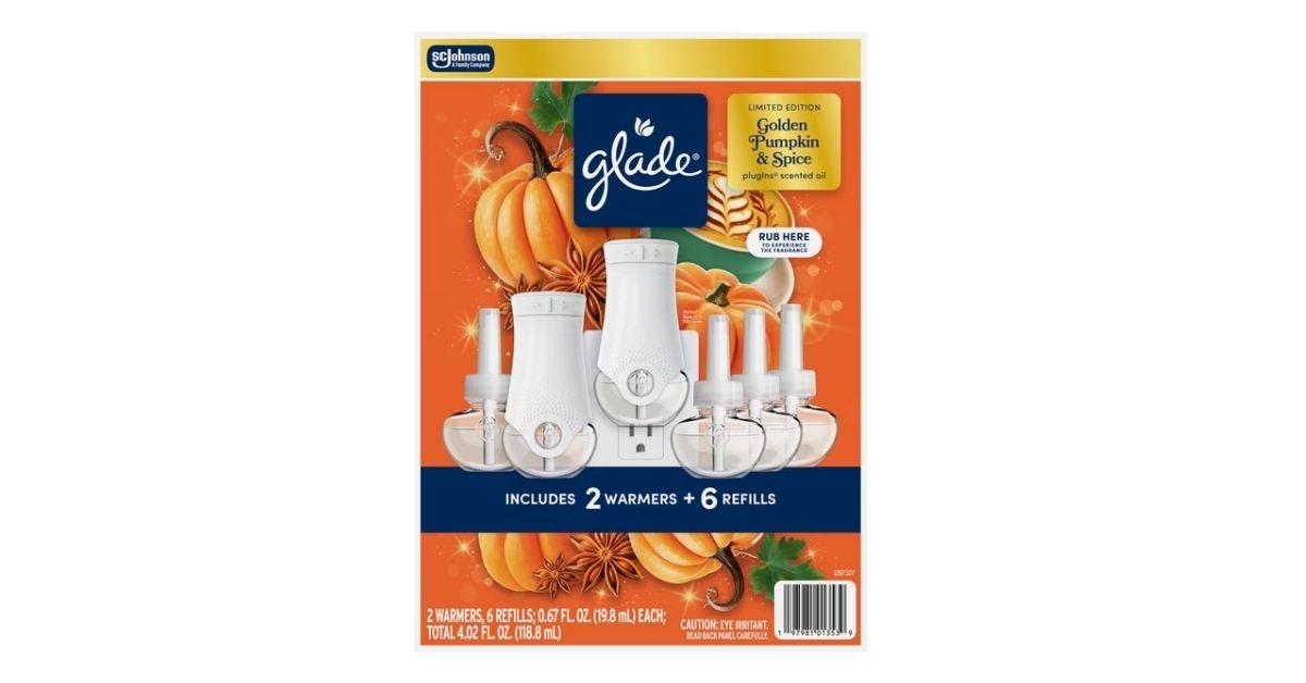pumpkin spice scented oil air freshener