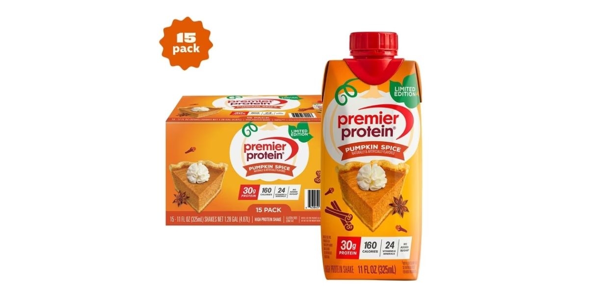 pumpkin spice high protein shake