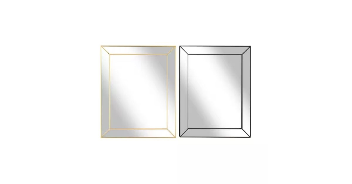 rectangular beveled mirror