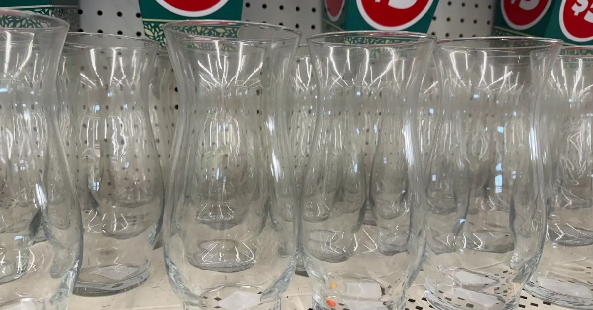 dollar tree glass vase