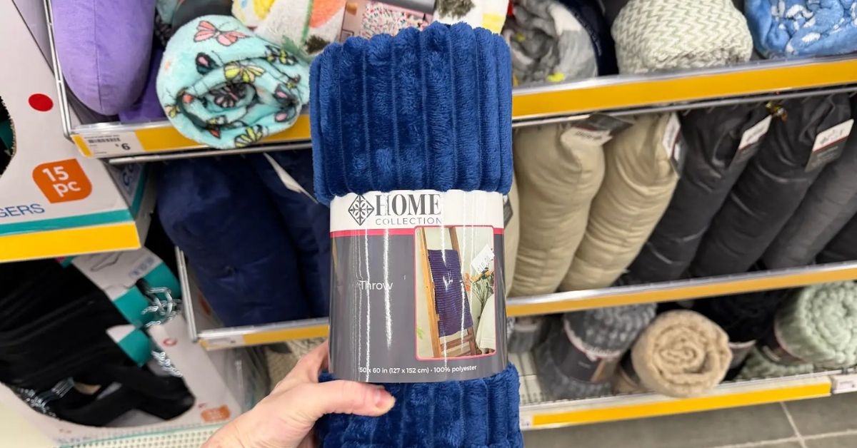 dollar tree home collection throw
