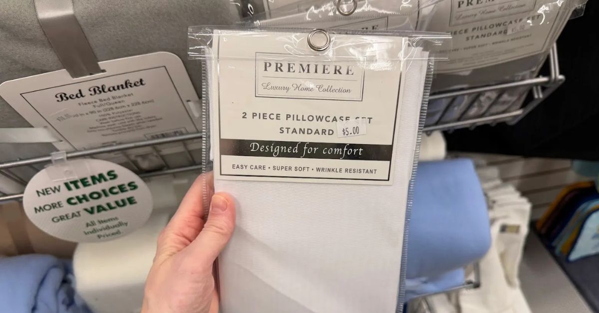 dollar tree premiere luxury home collection pillowcase set
