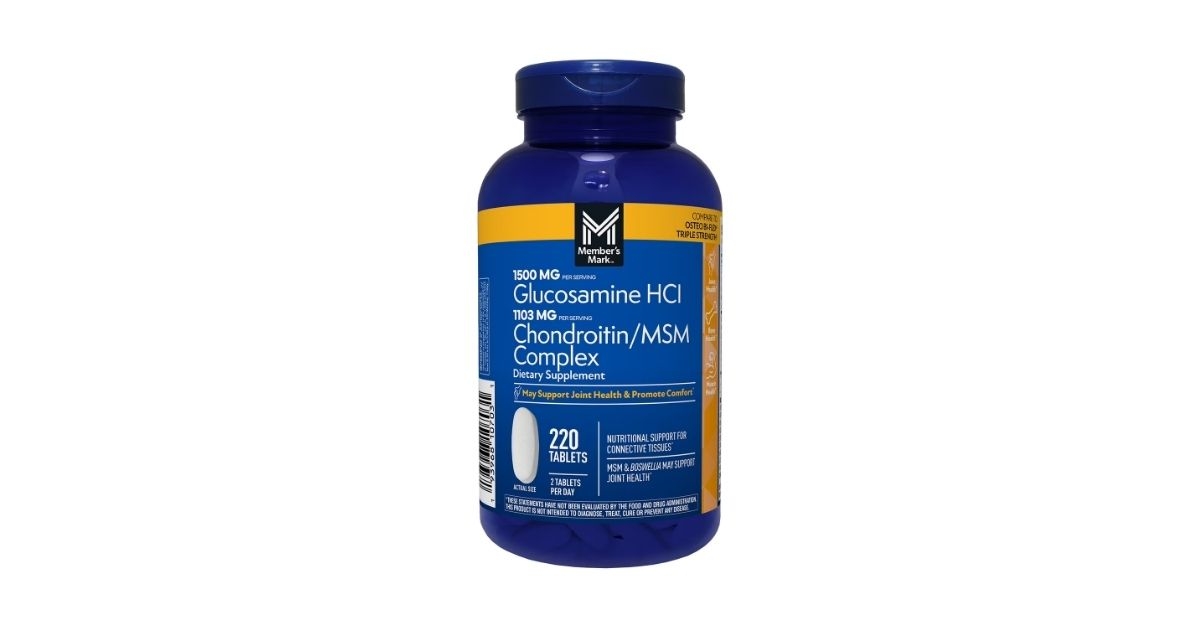 glucosamine hcl and chondroitin tablets