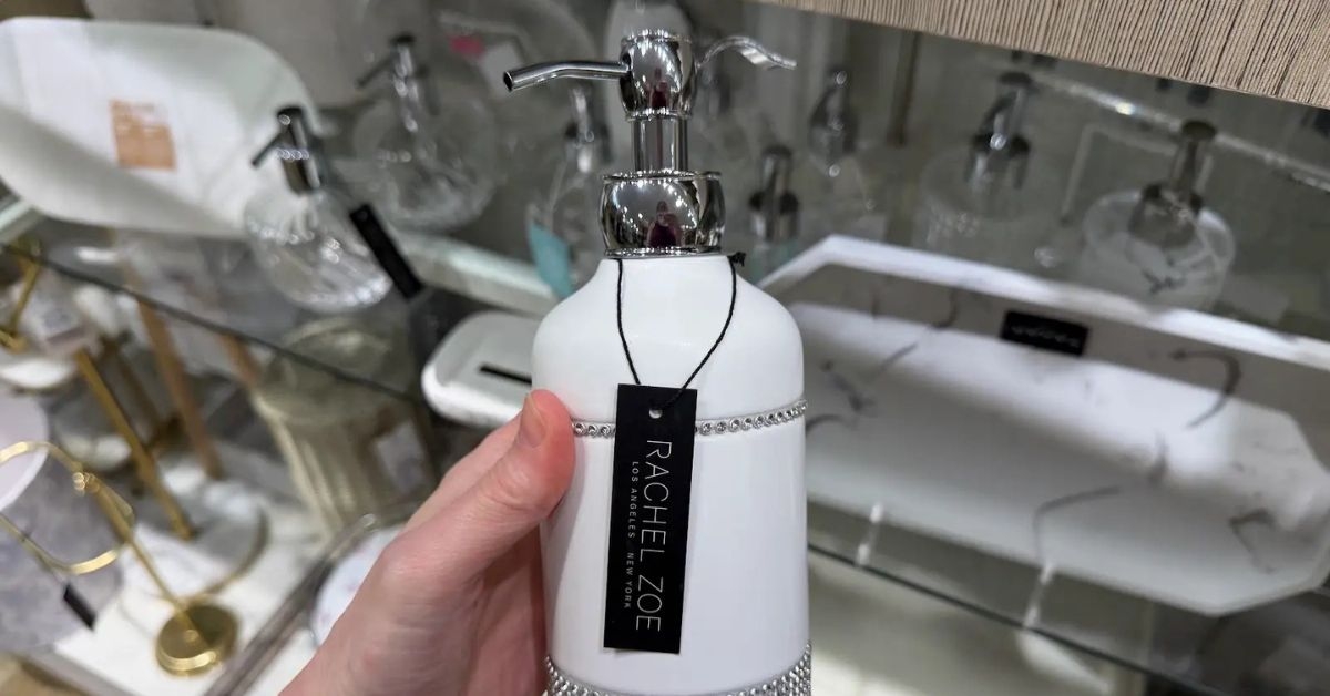 bedazzled soap pump