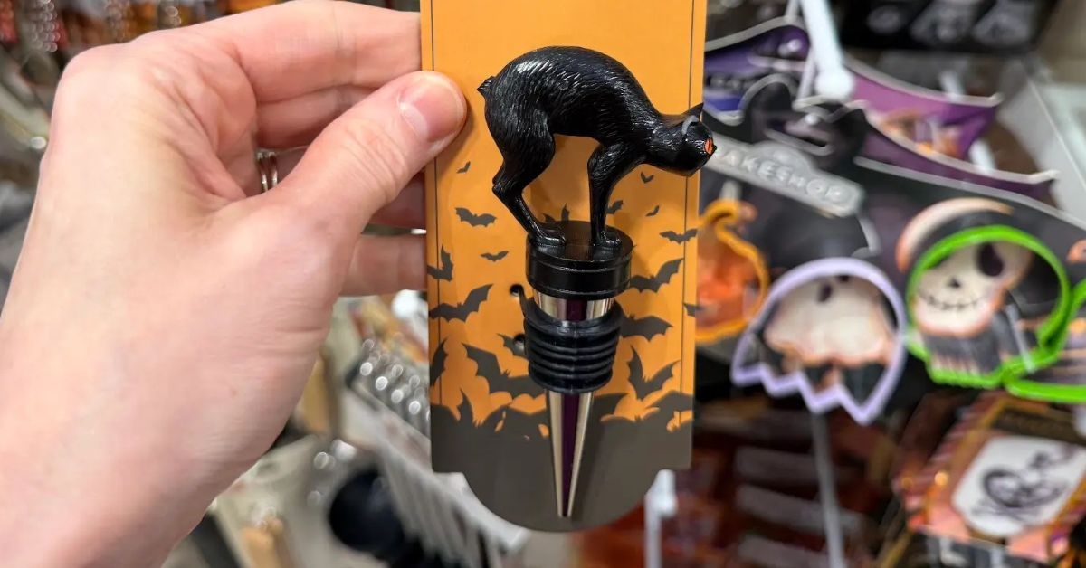 cat wine bottle stopper