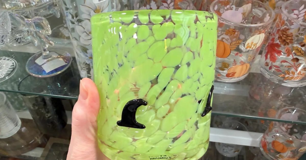 witchs hat icon glass