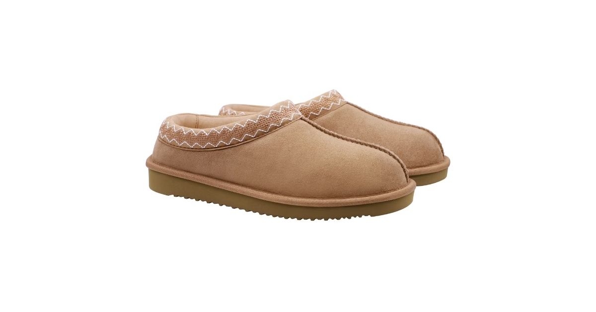 unisex shearling slipper