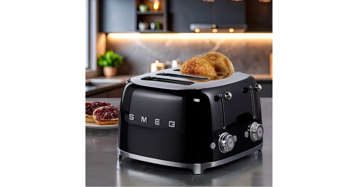 smeg 50s style 4 slice toaster