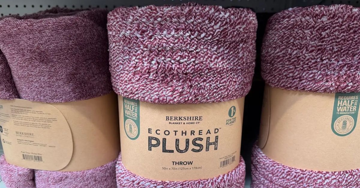 ecothread plush throw
