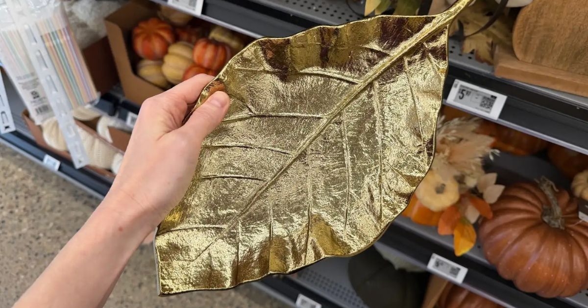 gold leaf tray