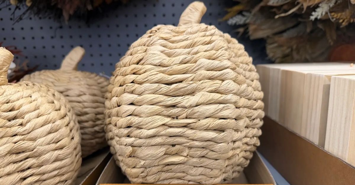 woven pumpkin