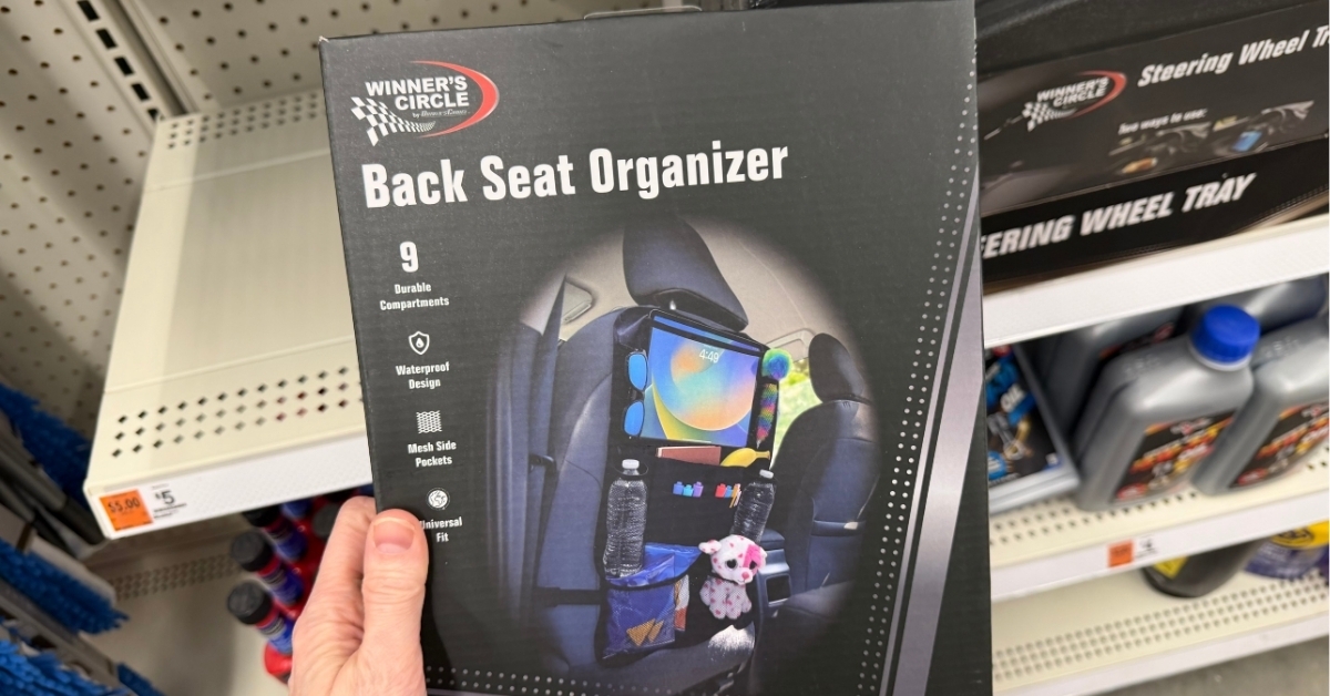 circle back seat organizer
