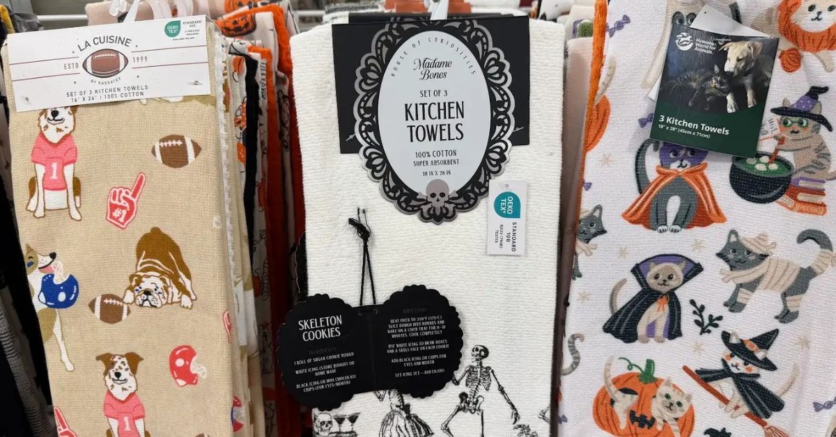 madame bones kitchen towels