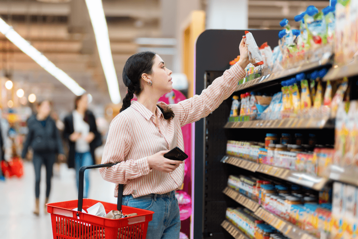 Although 56% use grocery pickup or delivery to avoid stores, 77% prefer shopping in person, averaging 5.6 monthly trips, and 43% say ordering costs more.