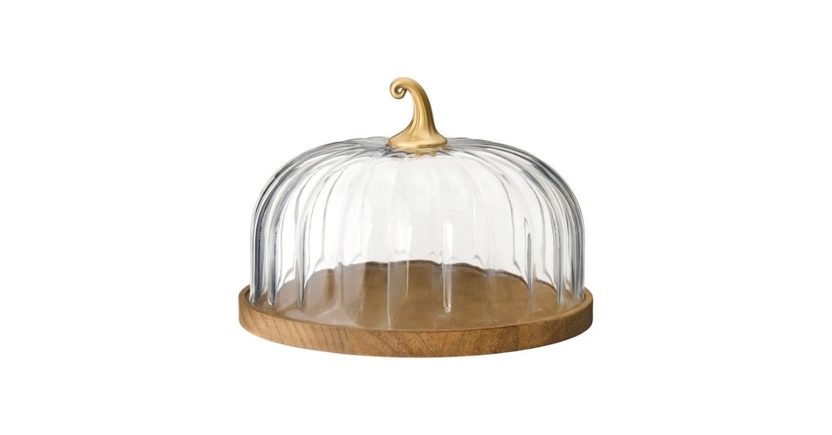 glass pumpkin dome