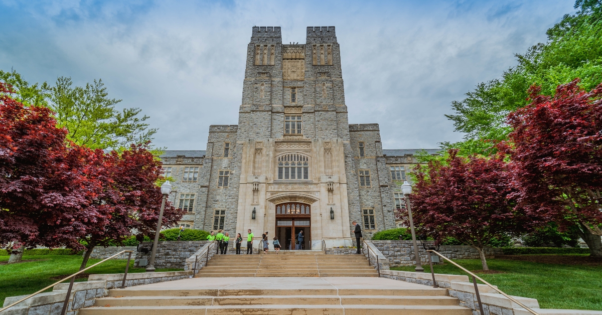 virginia tech campus in blacksburg virginia