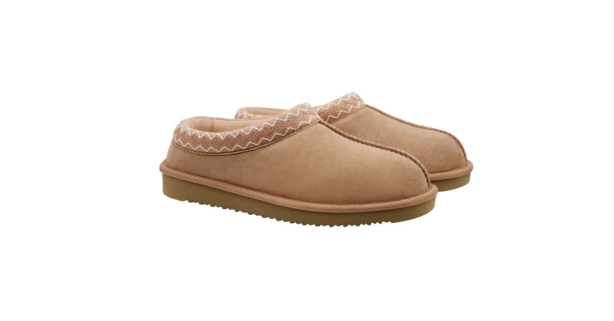 unisex shearling slipper
