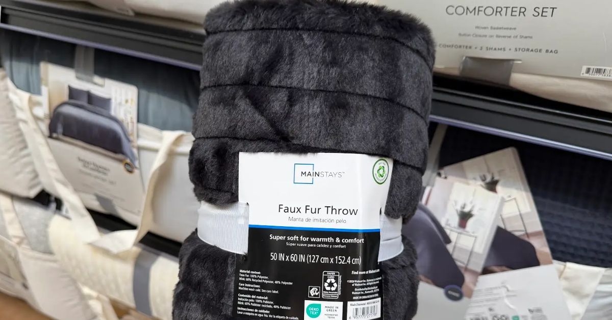 faux fur throw