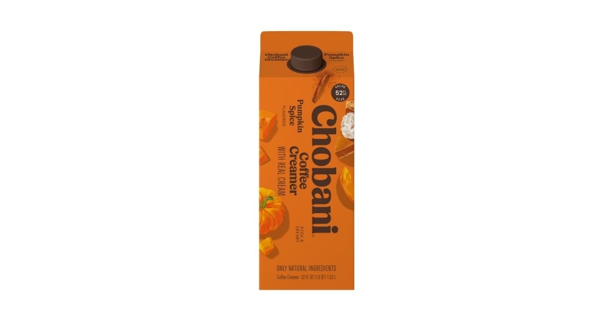 chobani pumpkin spice coffee creamer