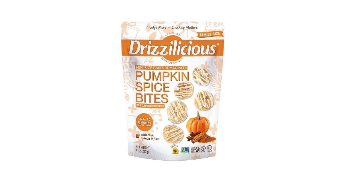 pumpkin spice mini rice cakes