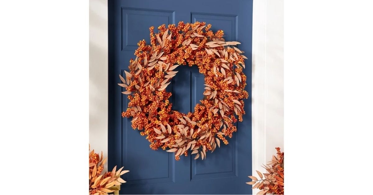 harvest berry wreath