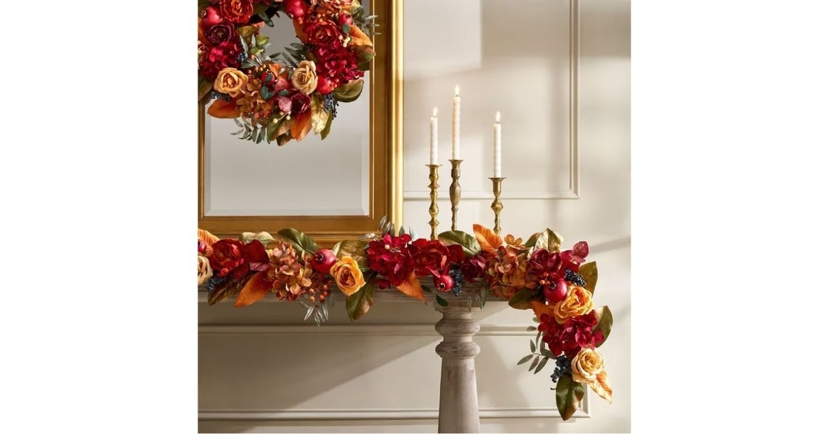 harvest floral garland