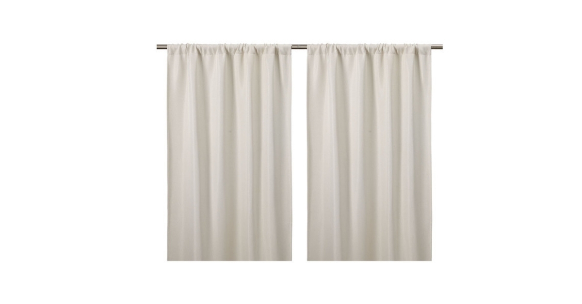 room darkening curtains