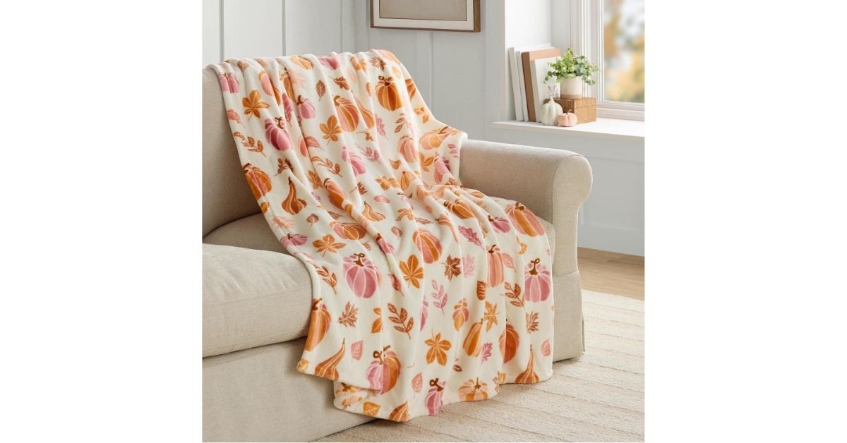 fall lounge throw