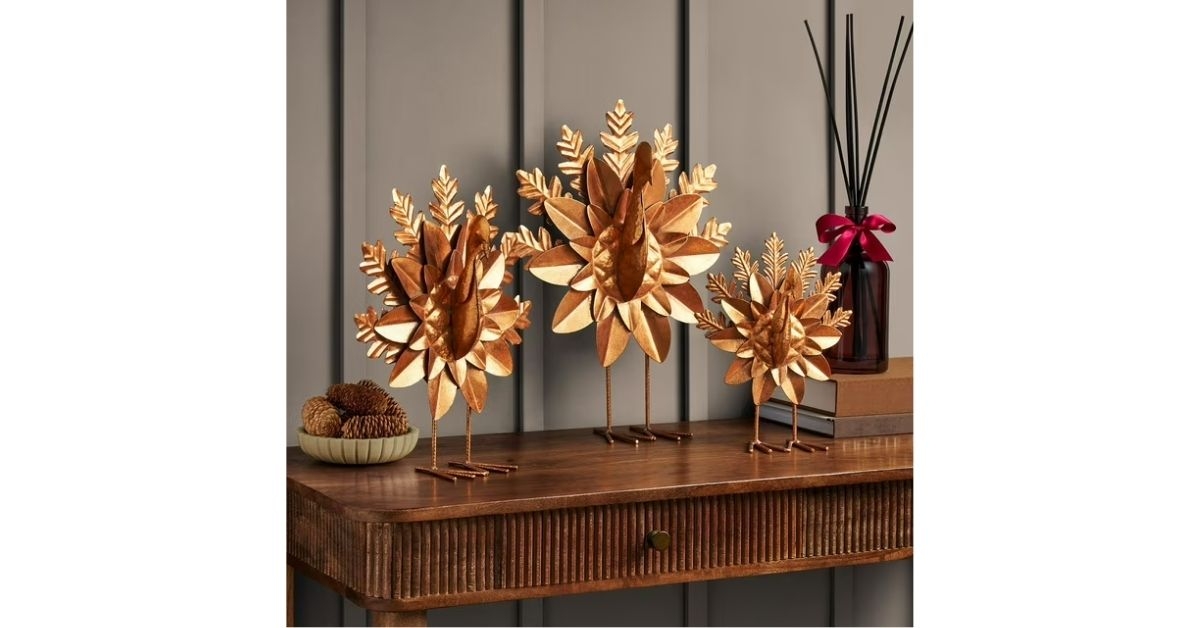 metal turkey decor