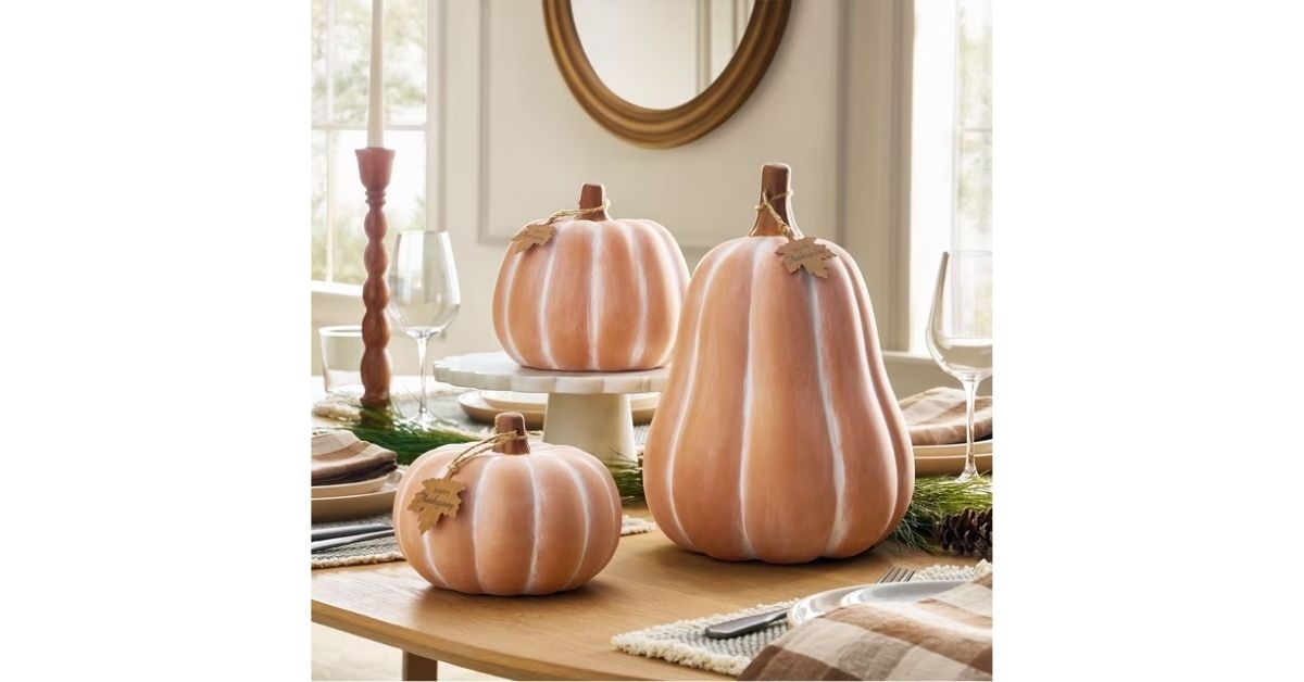 terra cotta pumpkins