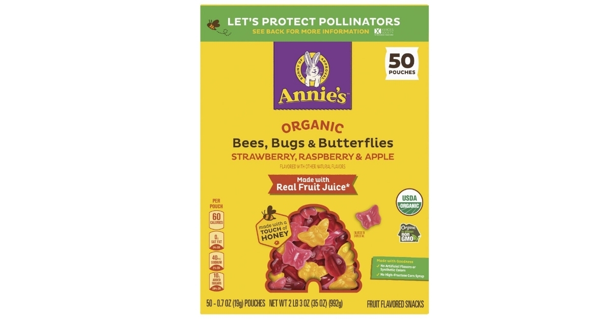 bugs and butterflies fruit snacks